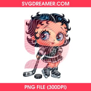 Betty Boop LA Kings Hockey PNG