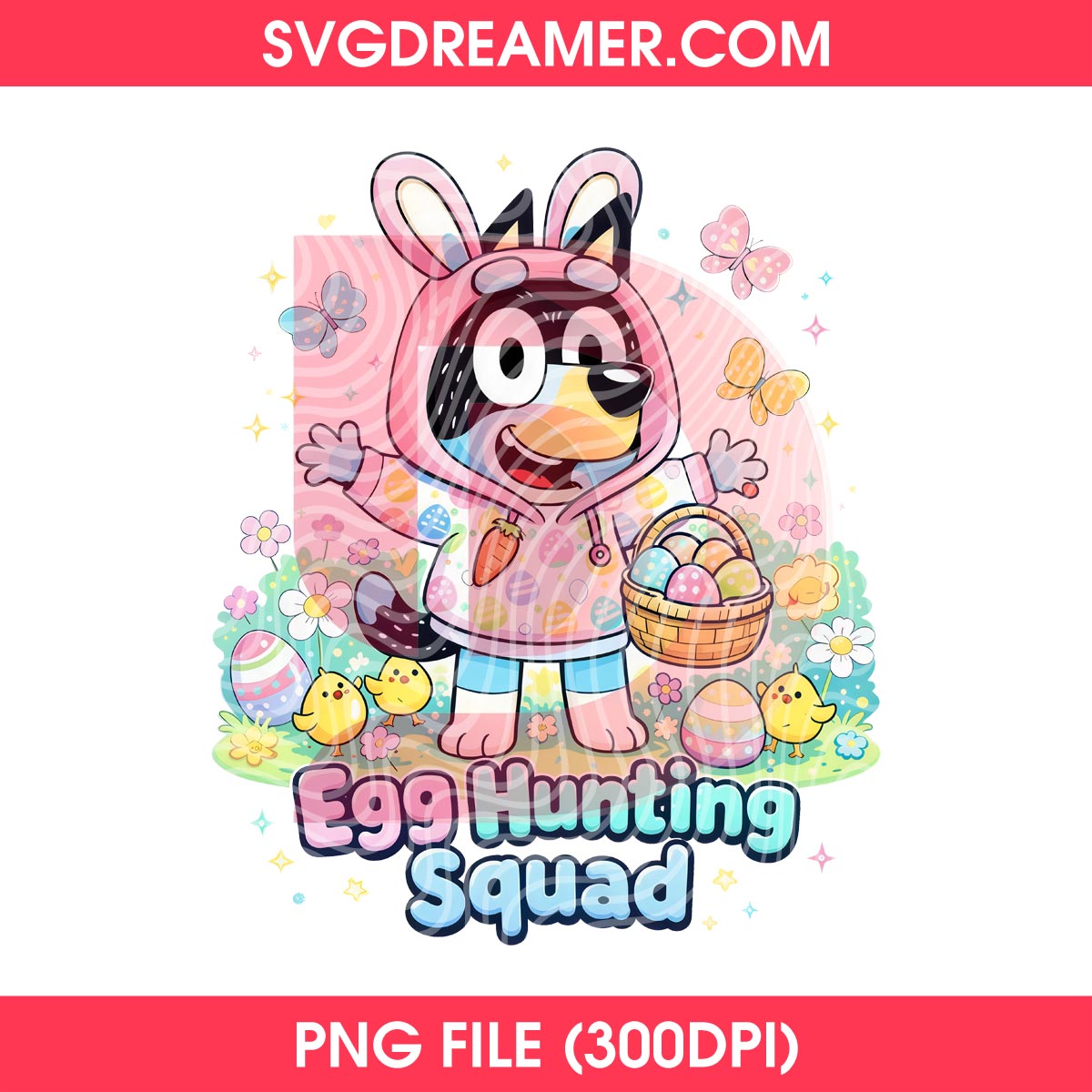 Bluey Egg Hunting Squad PNG, Bluey Bunny Cartoon Easter 2026 PNG 1 Bluey Egg Hunting Squad PNG, Bluey Bunny Cartoon Easter 2026 PNG