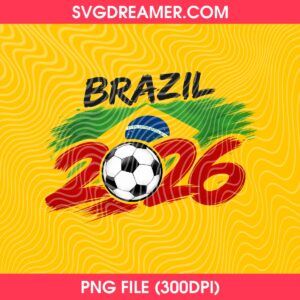 Brazil FIFA World Cup 2026 PNG