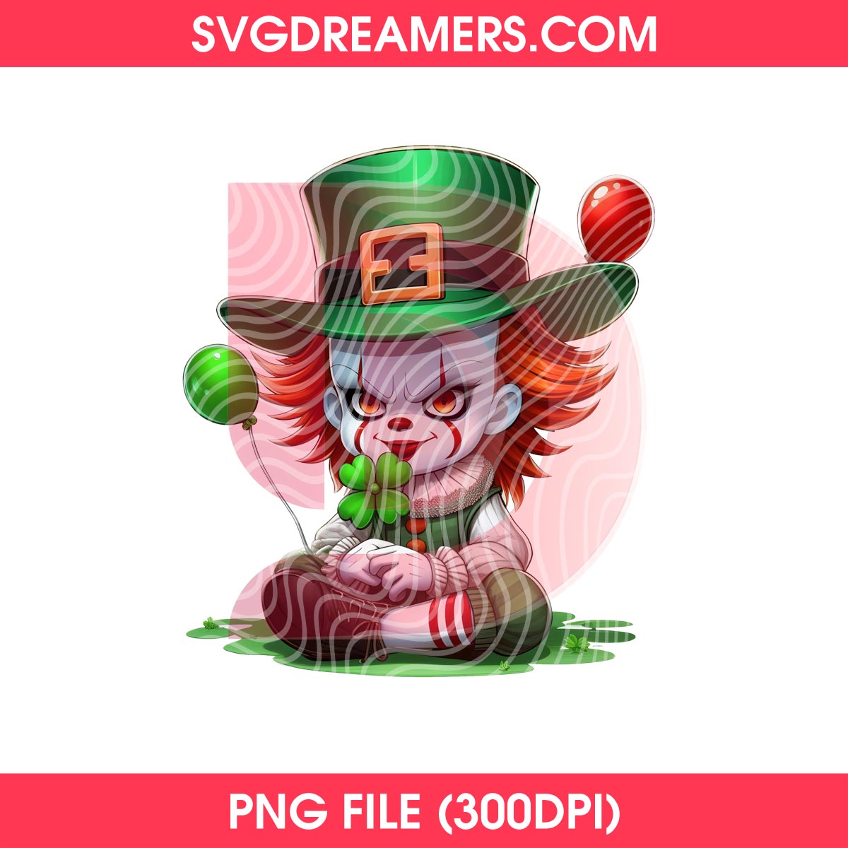 Chibi Horror Friends St Patricks Day PNG, Lucky Chibi Killers Patricks PNG Bundle 2 Chibi Horror Friends St Patricks Day PNG, Lucky Chibi Killers Patricks PNG Bundle