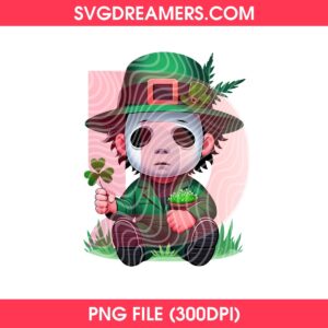 Chibi Horror Friends St Patricks Day PNG, Lucky Chibi Killers Patricks PNG Bundle 20 Chibi Horror Friends St Patricks Day PNG, Lucky Chibi Killers Patricks PNG Bundle
