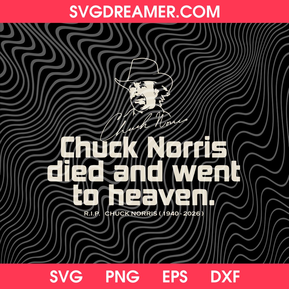 Chuck Norris RIP 1940 2026 SVG PNG Files, Chuck Norris Died And Went To Heaven SVG PNG 2 Chuck Norris RIP 1940 2026 SVG PNG Files, Chuck Norris Died And Went To Heaven SVG PNG