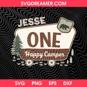 Custom One Happy Camper SVG PNG Design