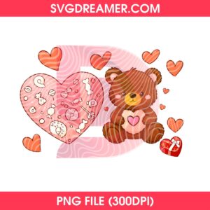 Cute Teddy Bear With Heart PNG 3 Cute Teddy Bear With Heart PNG