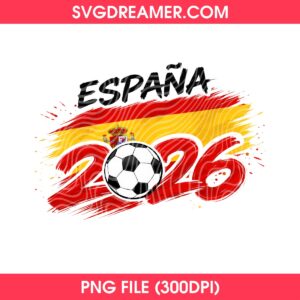Espana FIFA World Cup 2026 PNG