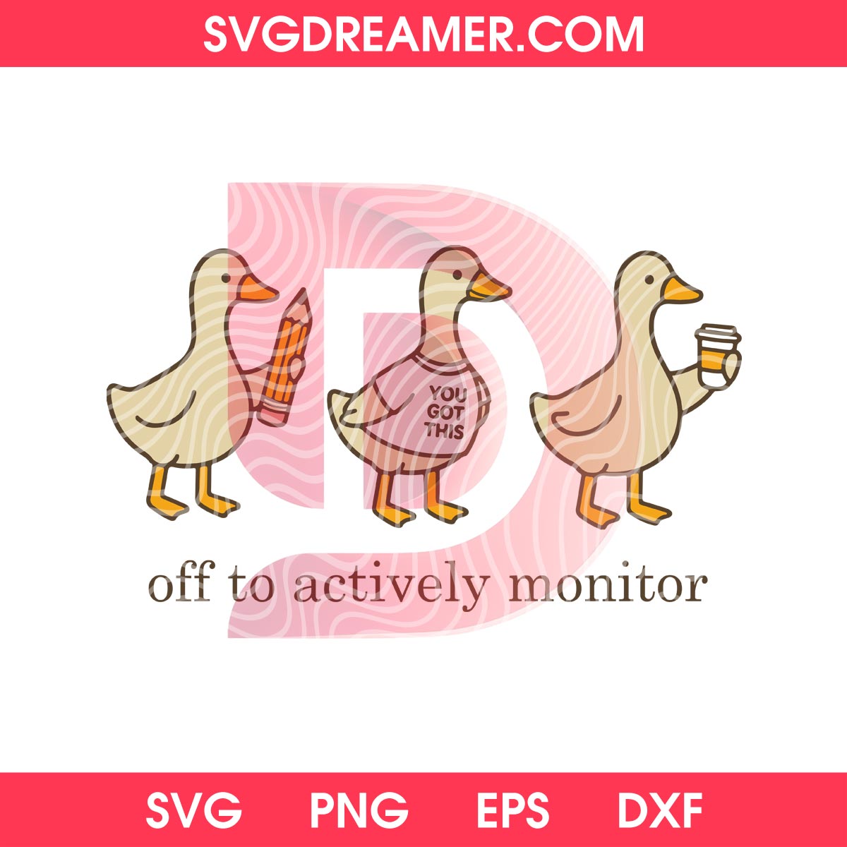 Funny Goose SVG PNG, Off To Actively Monitor SVG PNG 2 Funny Goose SVG PNG, Off To Actively Monitor SVG PNG