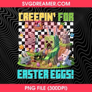 Gamer Easter PNG Design, Cartoon Movie Games Character PNG, Retro Happy Easter PNG