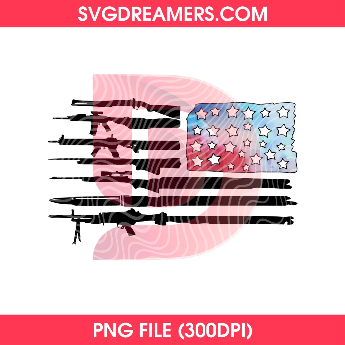 Guns America Flag PNG 4 Guns America Flag PNG