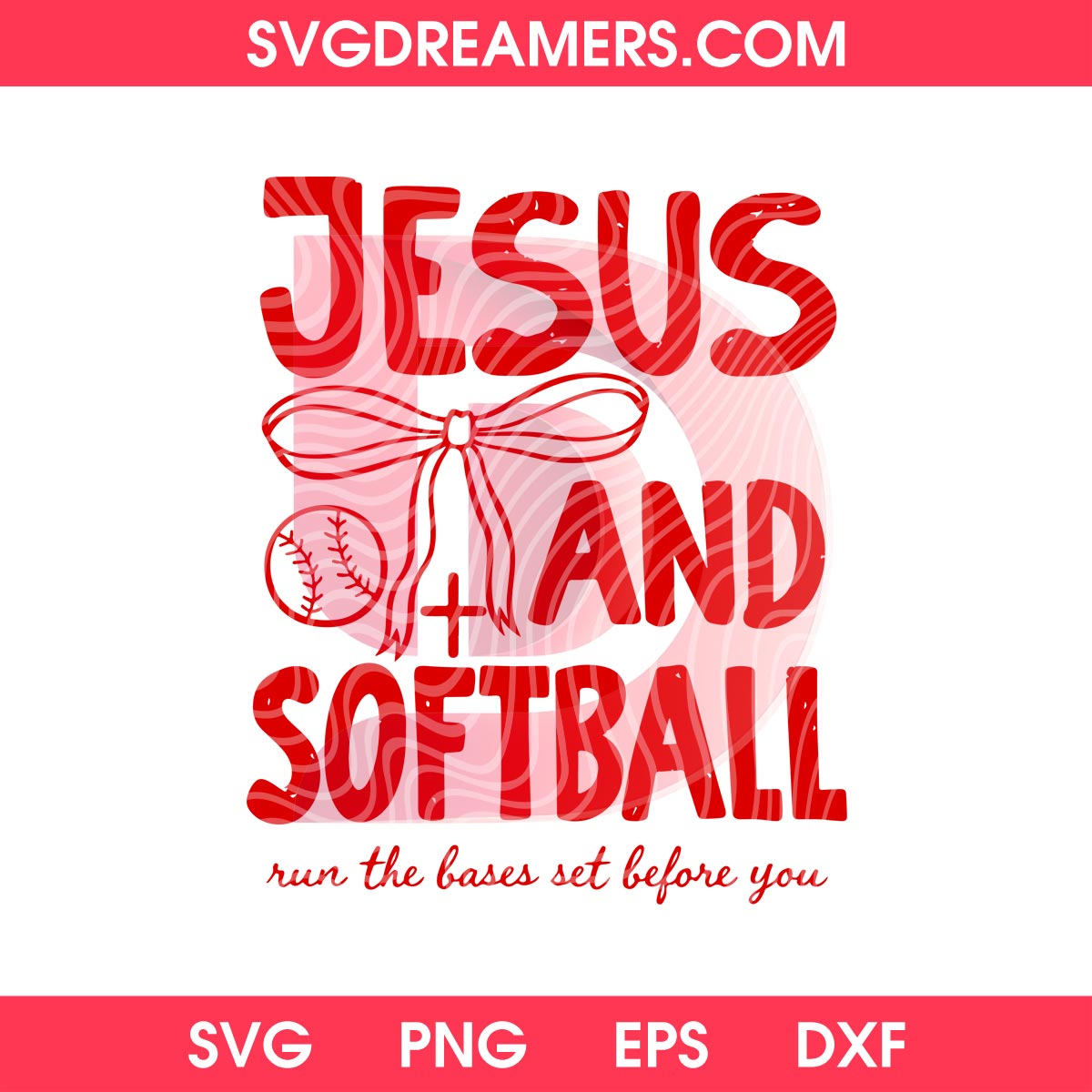 Jesus And Softball Run The Bases Set Before You SVG PNG 1 Jesus And Softball Run The Bases Set Before You SVG PNG