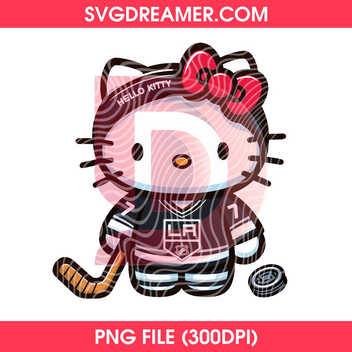 LA Kings Hello Kitty PNG, NHL Sport Hello Kitty Los Angeles Hockey PNG 1 LA Kings Hello Kitty PNG, NHL Sport Hello Kitty Los Angeles Hockey PNG