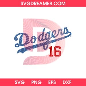 Los Angeles Dodgers 16 SVG PNG EPS DXF 1