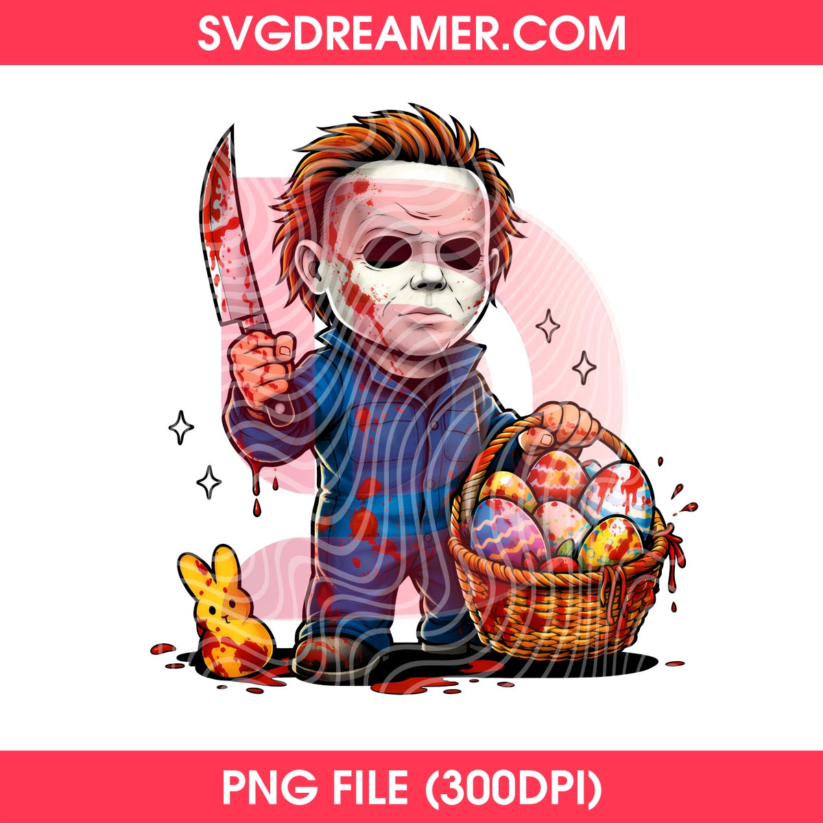 Michael Myers Horror Easter 2026 PNG, Easter Eggs Horror Killer PNG 1 Michael Myers Horror Easter 2026 PNG, Easter Eggs Horror Killer PNG