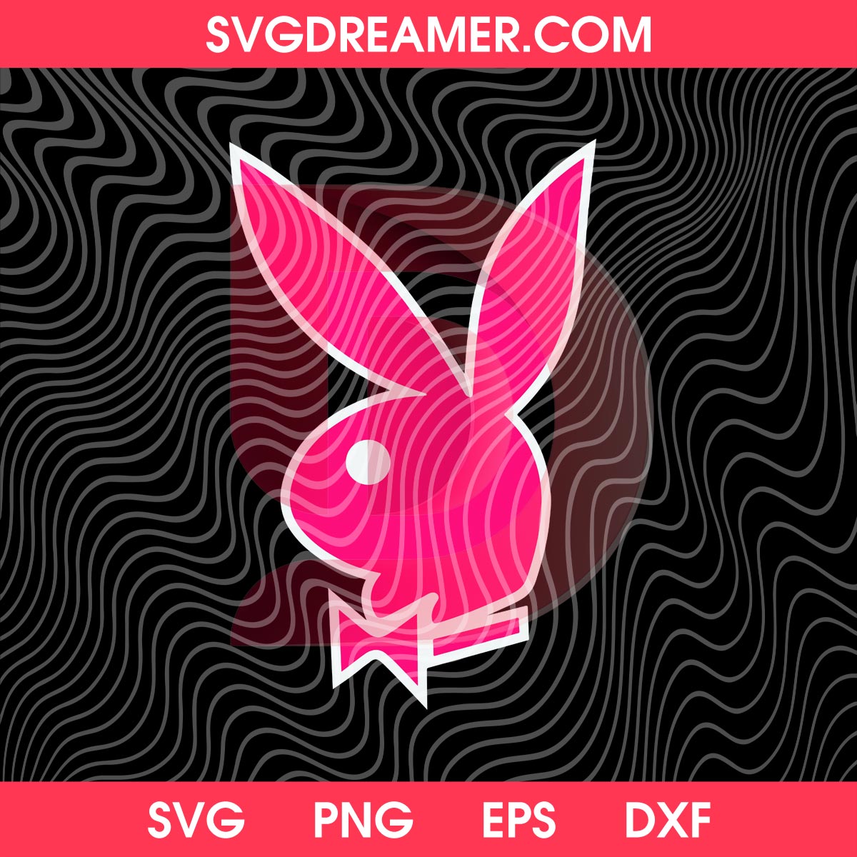 Pink Playboy Bunny Logo SVG PNG 2 Pink Playboy Bunny Logo SVG PNG