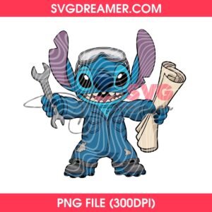 Stitch Mechanical Engineer PNG Design