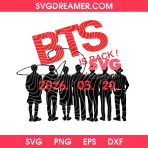 BTS World Tour Hooligan SVG PNG, BTS Arirang World Tour 2026 SVG PNG