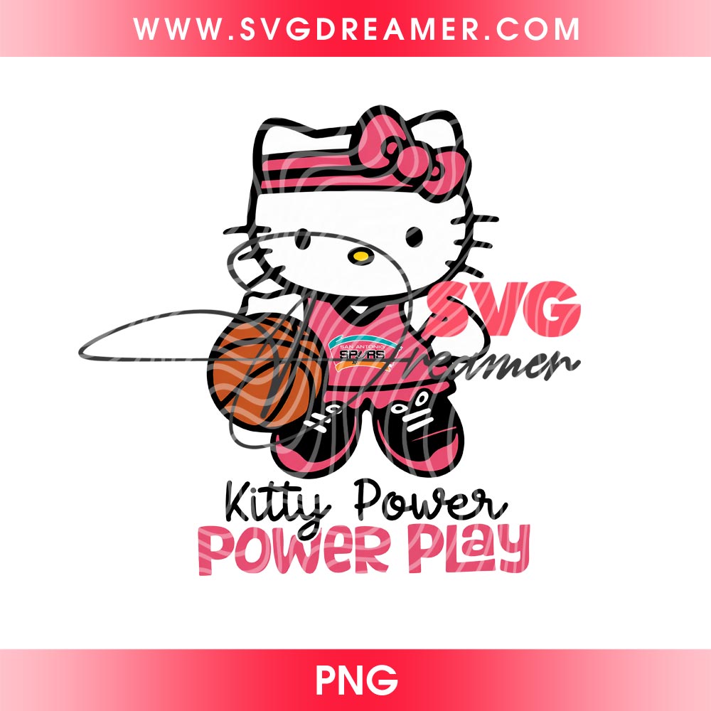 Hello Kitty San Antonio Spurs PNG, Kitty Power Power Play PNG 2 Hello Kitty San Antonio Spurs PNG Kitty Power Power Play PNG