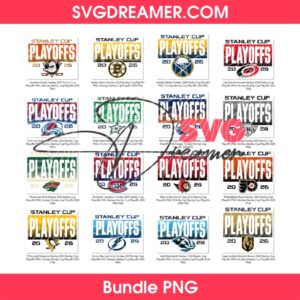 Hockey Stanley Cup Playoffs 2026 PNG Bundle