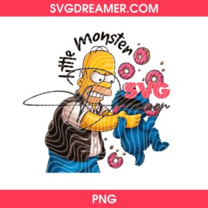Homer Simpson Little Monster PNG