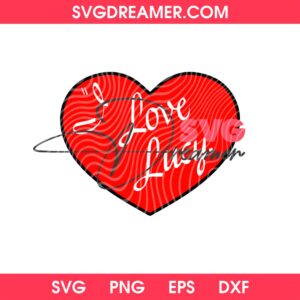 I Love Lucy SVG PNG 3 I Love Lucy SVG PNG 2