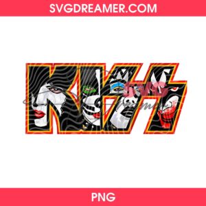 Kiss Band Fan Art PNG