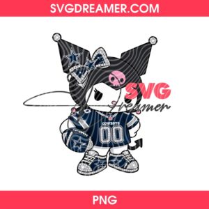 Kuromi Dallas Cowboys Diamond PNG