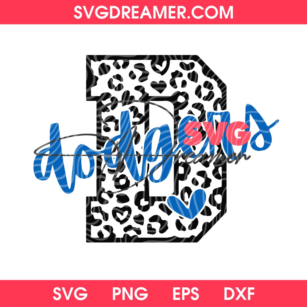 Leopard Dodgers SVG PNG, LA Dodgers Baseball Design SVG PNG EPS DXF 2 Leopard Dodgers SVG PNG, LA Dodgers Baseball Design SVG PNG EPS DXF