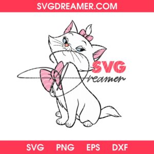 Marie Disney The Aristocats SVG PNG