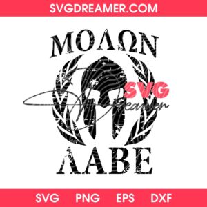 Molon Labe Spartan Dogg Beatz SVG PNG