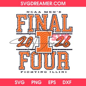 NCAA Men's Final Four 2026 Fighting Illini PNG SVG