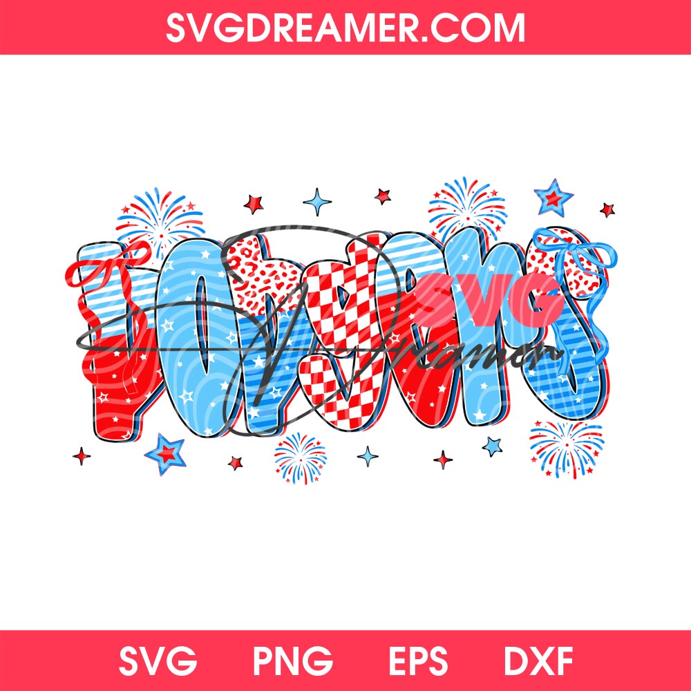 Patriotic Dodgers Mascot SVG PNG, 4th Of July LA Dodgers SVG Design, Red Blue Fireworks Coquette Bow SVG PNG 1 Patriotic Dodgers Mascot SVG PNG, 4th Of July LA Dodgers SVG Design, Red Blue Fireworks Coquette Bow SVG PNG