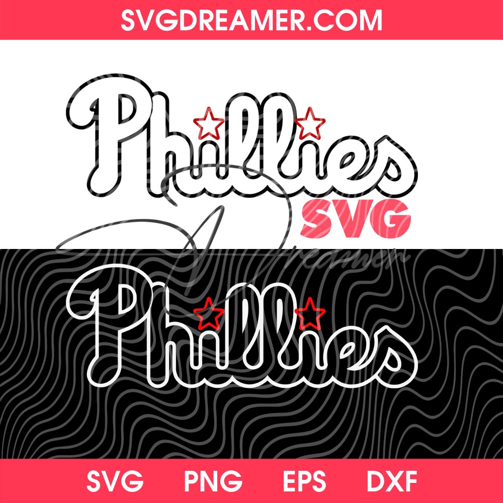 Philadelphia Phillies Logo Outline SVG PNG 2 Philadelphia Phillies Logo Outline SVG PNG 7