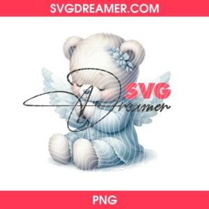Teddy Bear Angel PNG