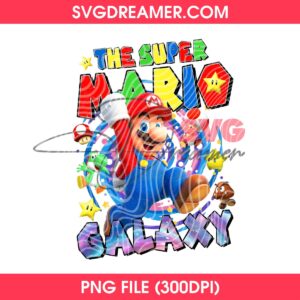 The Super Mario Galaxy Movie 2026 PNG Design