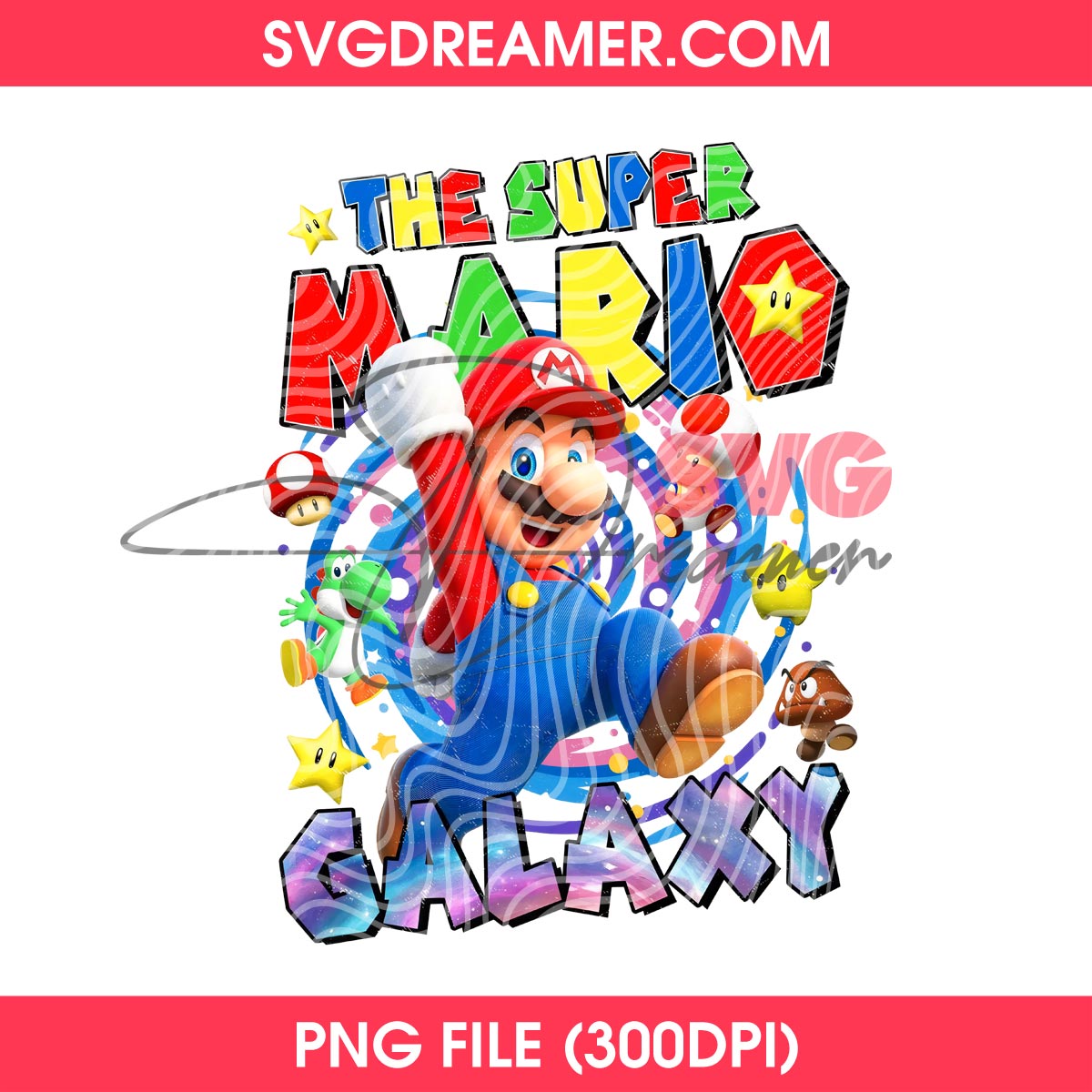 The Super Mario Galaxy Movie 2026 PNG Design 2 The Super Mario Galaxy Movie 2026 PNG Design