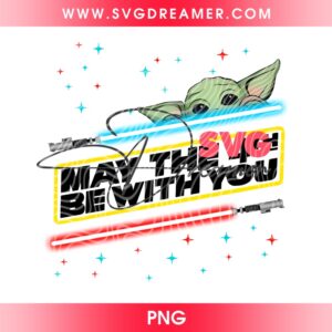 Baby Yoda May The 4th Be With You PNG