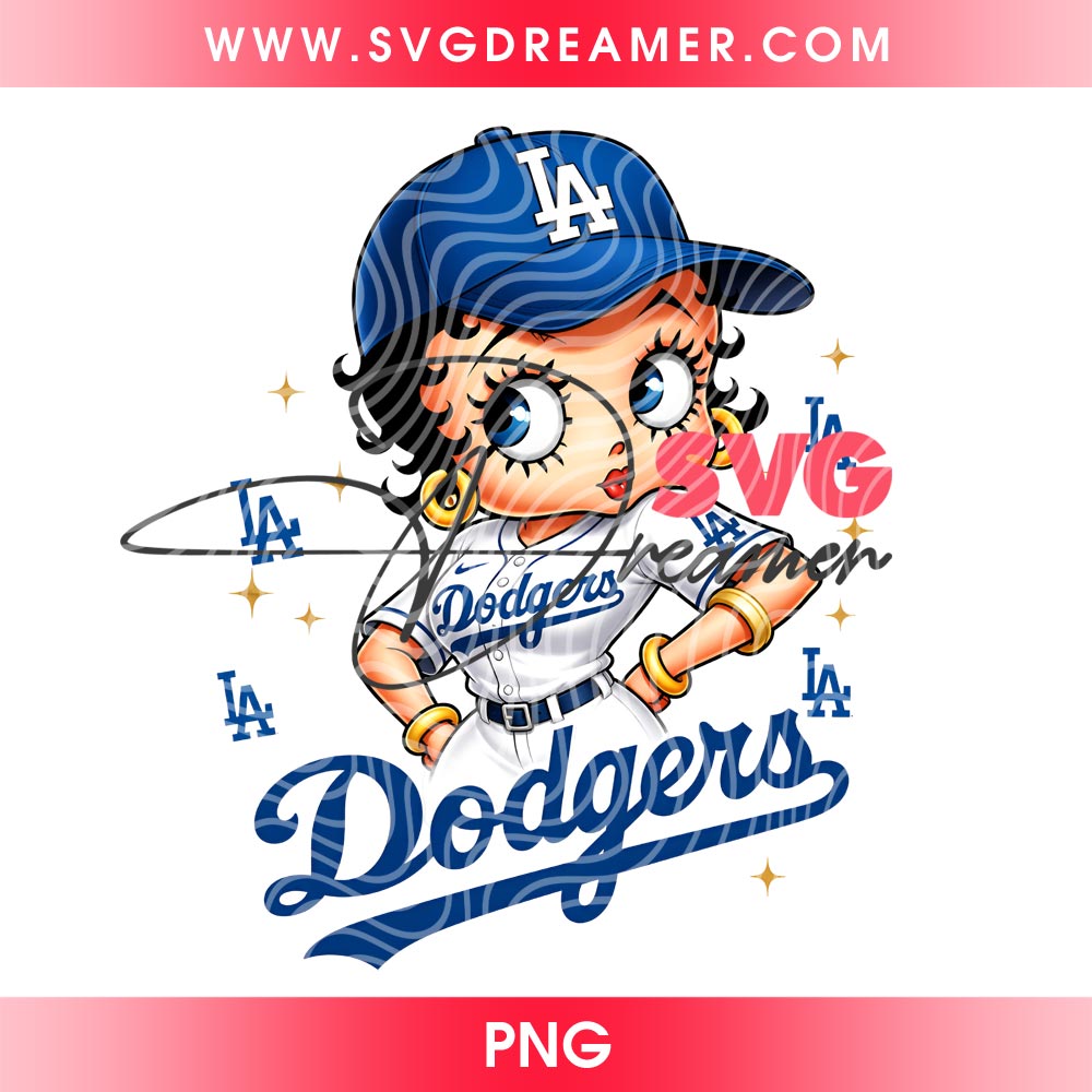 Betty Boop Baseball Los Angeles Dodgers Team PNG, LA Dodgers Cute Betty Boop Cartoon PNG 2 Betty Boop Baseball Los Angeles Dodgers Team PNG, LA Dodgers Cute Betty Boop Cartoon PNG