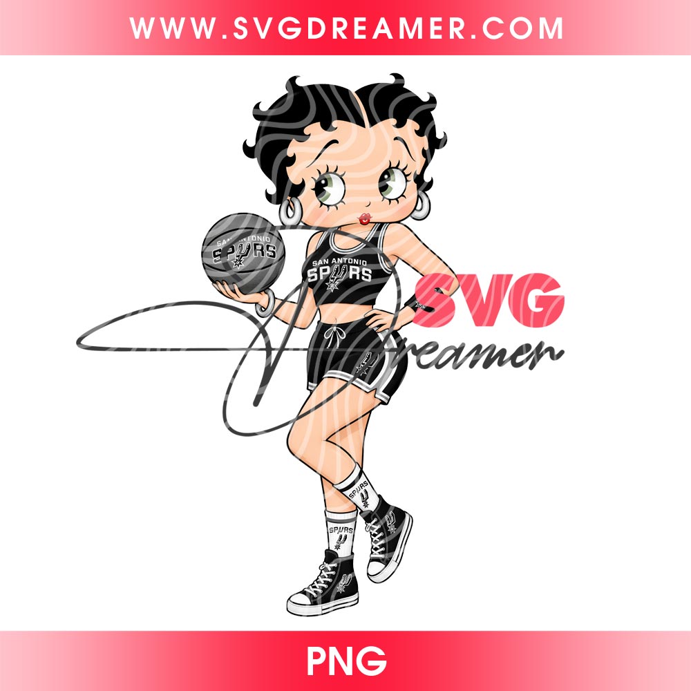 Betty Boop San Antonio Spurs Basketball PNG, Spurs Cute Betty Boop PNG, Go Spurs Go PNG 2 Betty Boop San Antonio Spurs Basketball PNG, Spurs Cute Betty Boop PNG, Go Spurs Go PNG