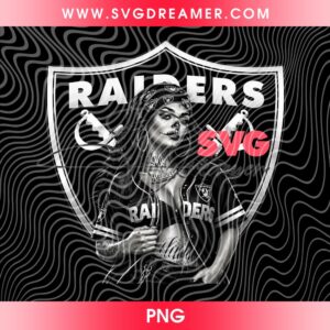 Chicana Raiders PNG, Girl LV Raiders PNG 1