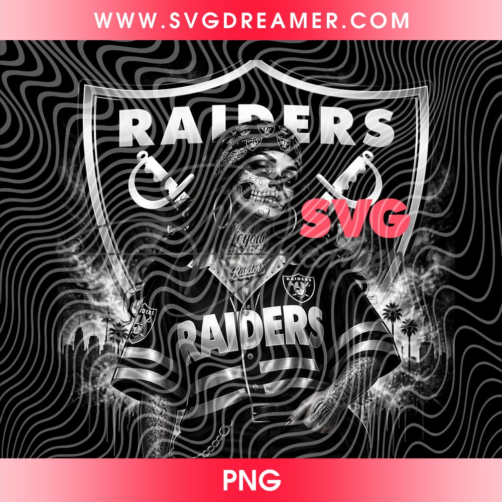 Chicano Girl Raiders Football PNG 4 Chicano Girl Raiders Football PNG