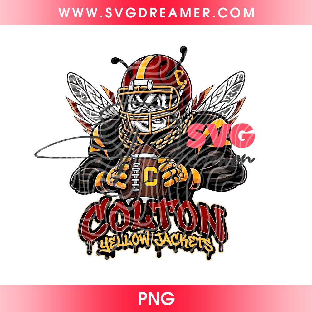 Colton Design PNG Bundle 5 Colton Football Player PNG Design