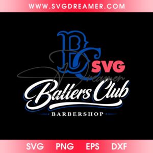 Custom Order BC Barber Shop SVG PNG