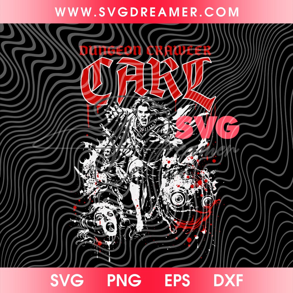 Dungeon Crawler Carl SVG PNG Bundle, Crawler Carl Design Bundle Digital Download 5 Dungeon Crawler Carl SVG PNG Bundle Crawler Carl Design Bundle Digital Download 5