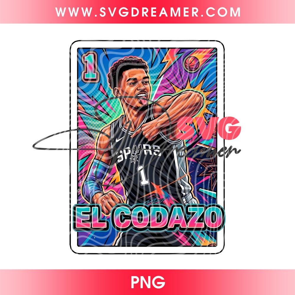 El Codazo PNG, Victor Wembanyama Basketball Design PNG, Rising To The Occasion San Antonio Spurs PNG 1 El Codazo PNG, Victor Wembanyama Basketball Design PNG, Rising To The Occasion San Antonio Spurs PNG