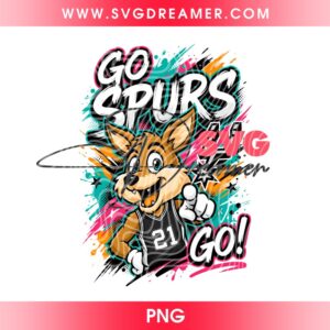 Go Spurs Go PNG San Antonio Spurs PNG, Basketball Fan Spurs Game Day PNG