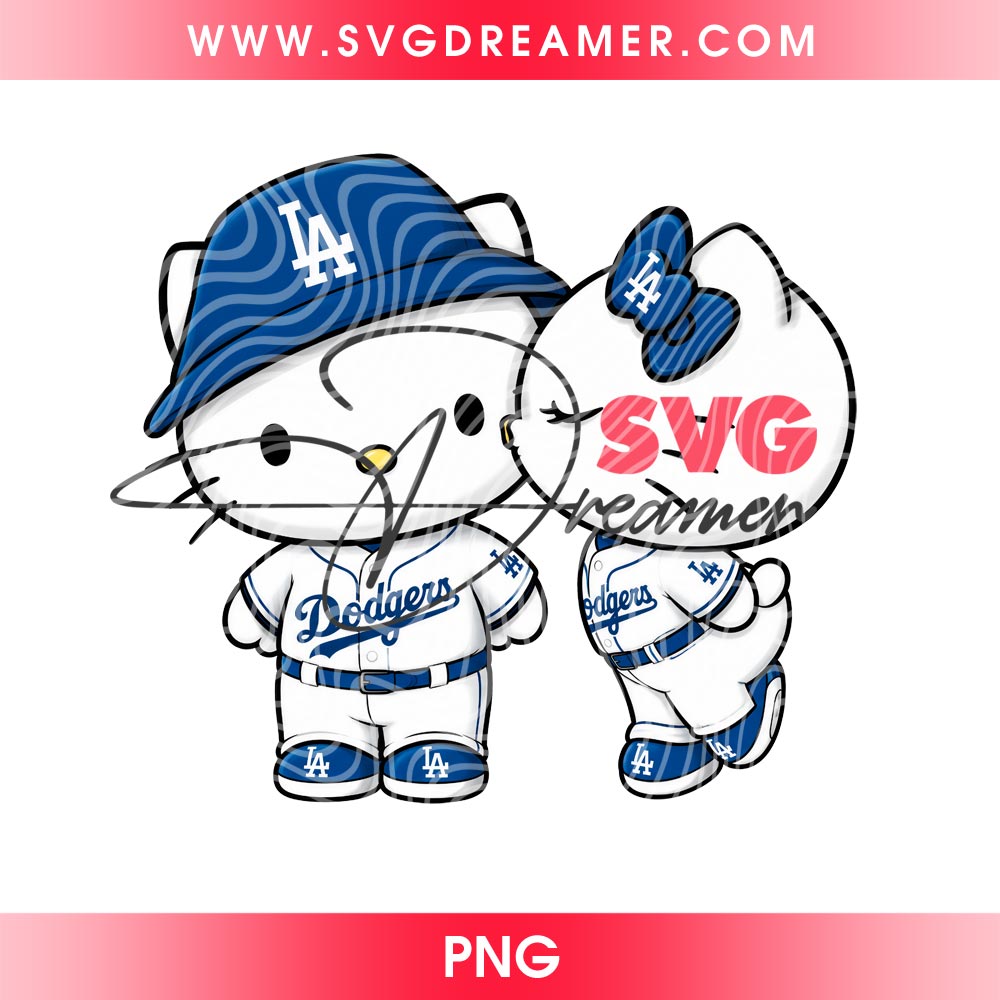 80+ Hello Kitty Los Angeles Dodgers PNG, All Designs LA Dodgers Hello Kitty by SVG Dreamer 17 Hello Kitty And Dear Daniel LA Dodgers PNG, Couple Hello Kitty Los Angeles Baseball PNG