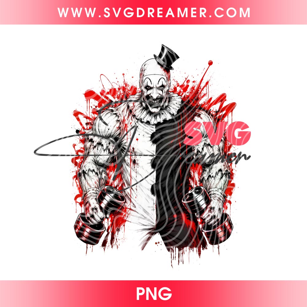 Horror Art The Clown Fitness PNG 2 Horror Art The Clown Fitness PNG