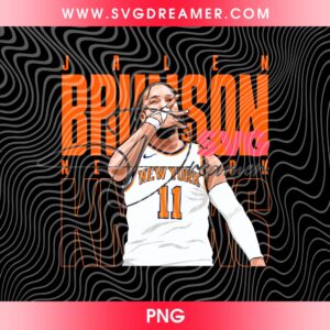 Jalen Brunson New York Knicks PNG Design, NY Knicks Playoffs 2026 PNG Design