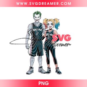 Joker And Harley Quinn Basketball Spurs PNG, San Antonio Spurs Team Horror Couple Movie PNG 3 Joker And Harley Quinn Basketball Spurs PNG, San Antonio Spurs Team Horror Couple Movie PNG 2