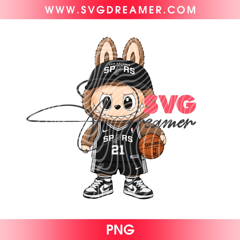 Labubu San Antonio Spurs PNG, Go Spurs Go 2026 PNG, Basketball Spurs The Monster Labubu PNG 2 Labubu San Antonio Spurs PNG, Go Spurs Go 2026 PNG, Basketball Spurs The Monster Labubu PNG