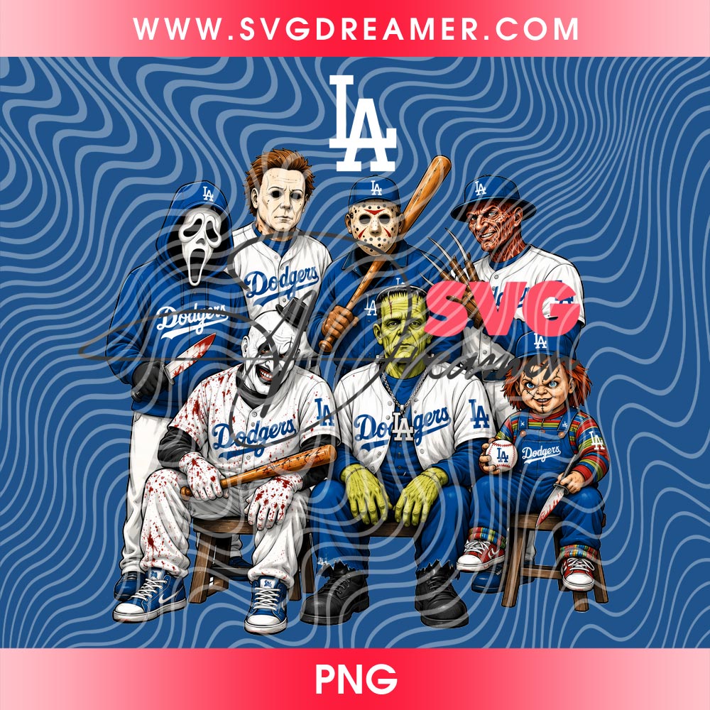 Los Angeles Dodgers Horror Team PNG, Horror Killer Players Baseball LA Dodgers PNG 2 Los Angeles Dodgers Horror Team PNG Horror Killer Players Baseball LA Dodgers PNG 2